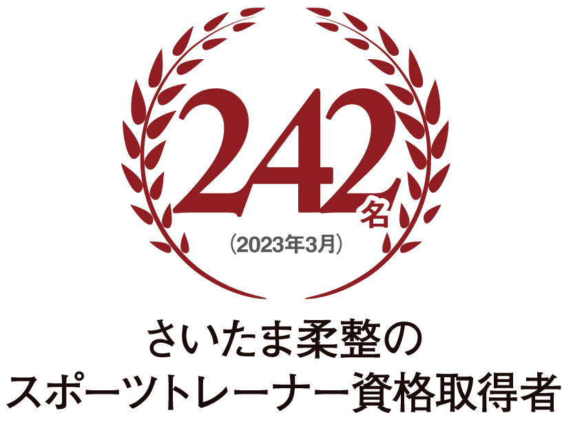 さいたま柔整のスポーツトレーナー資格取得者242名